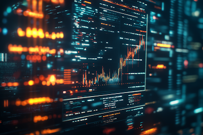 Marktanalyse und Investitionswachstum mit Finanzcharts